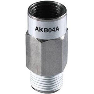 SMC Aluminium Bushing Check Valve R 1/8in, 10 bar