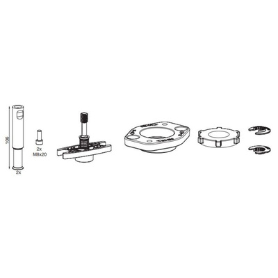 SAUTER REGULATION Motorised Valve, 106mm Pipe Size, 16 bar