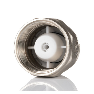 RS PRO Brass Single Check Valve, BSP 1.5in, 16 bar