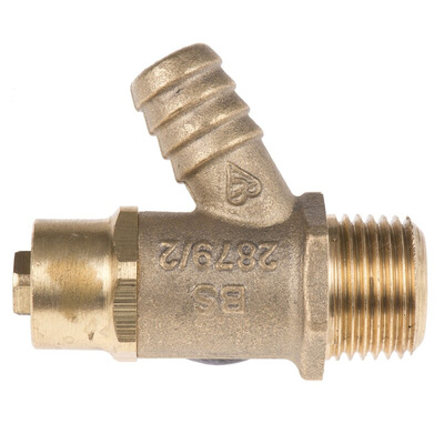 Pegler Yorkshire Drain Cock 1/2 in BST 542017