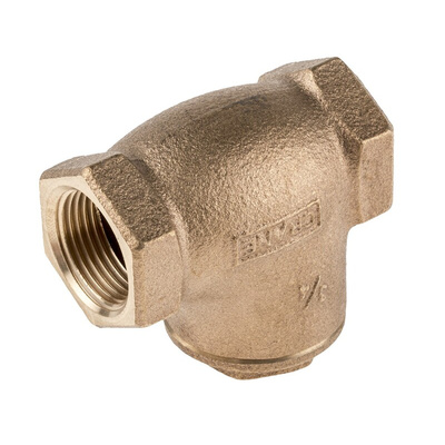 RS PRO Bronze Single Check Valve, BSPT 3/4in, 25 bar