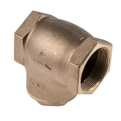 RS PRO Bronze Single Check Valve, BSPT 2in, 25 bar