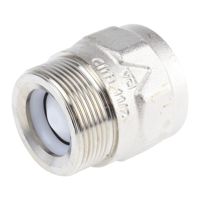 RS PRO Brass Single Non Return Valve, BSP 1-1/2in, 16 bar