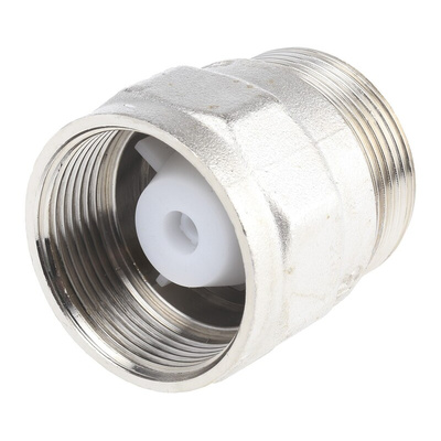 RS PRO Brass Single Non Return Valve, BSP 1-1/2in, 16 bar