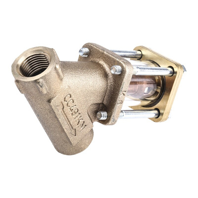 Spirax Sarco Bronze Sight Glass Check Valve, BSPP 1/2in, 3.6 bar