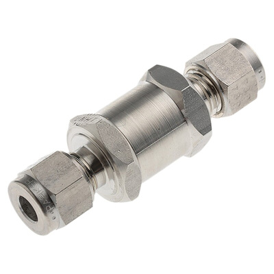 Parker Stainless Steel Single Check Valve 6mm, 414 bar