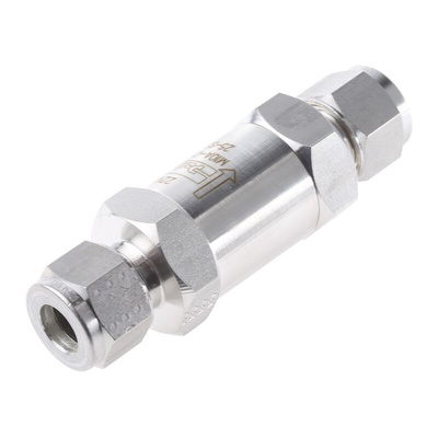 Parker Stainless Steel Single Check Valve 10mm, 414 bar