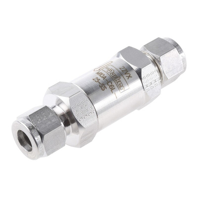 Parker Stainless Steel Single Check Valve 10mm, 414 bar