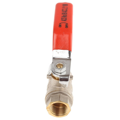 Sferaco Brass Full Bore, 2 Way, Ball Valve, BSPP 3/8in, 40bar Operating Pressure
