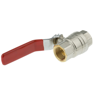 Sferaco Brass Full Bore, 2 Way, Ball Valve, BSPP 1/2in, 40bar Operating Pressure