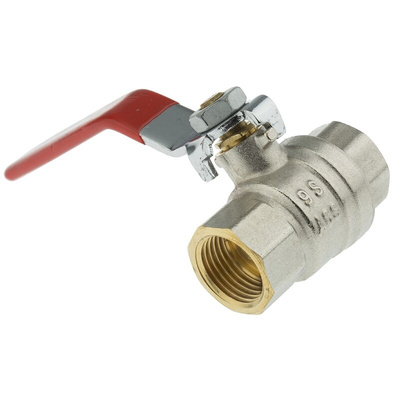 Sferaco Brass Full Bore, 2 Way, Ball Valve, BSPP 1/2in, 40bar Operating Pressure