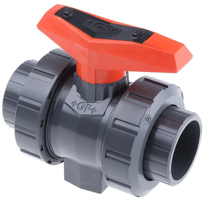 Georg Fischer Plastic 2 Way, High Pressure Ball Valve, BSP, 50mm