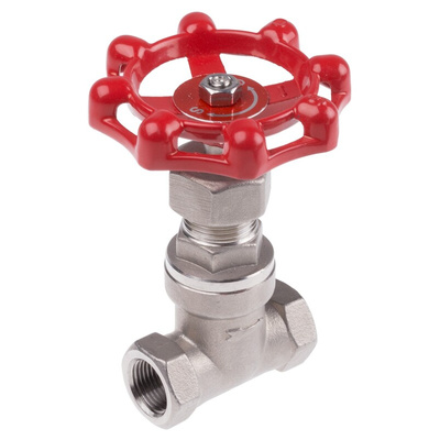 RS PRO Stainless Steel Globe Valve, 3/8 in BSP 32 bar