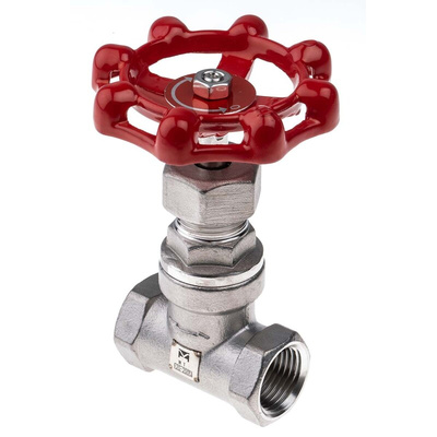 RS PRO Stainless Steel Globe Valve, 1/2 in BSP 32 bar