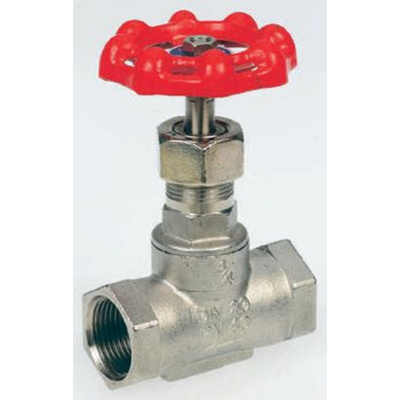 RS PRO Stainless Steel Globe Valve, 1-1/4 in BSP 32 bar