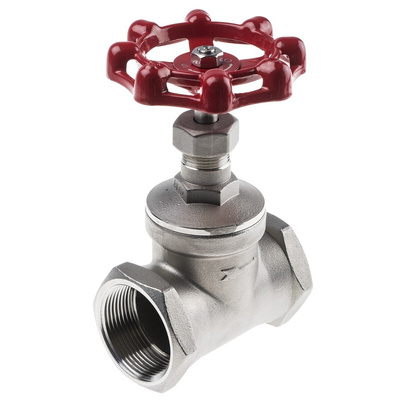 RS PRO Stainless Steel Globe Valve, 1-1/2 in BSP 32 bar