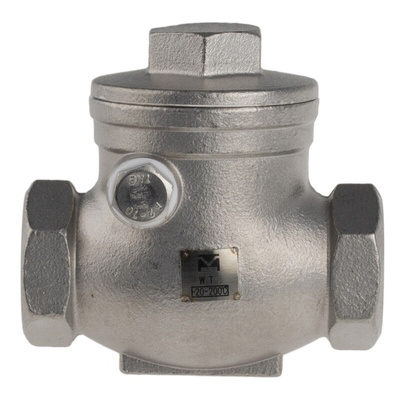 RS PRO Stainless Steel Single Check Valve, BSP 1/2in, 14 bar