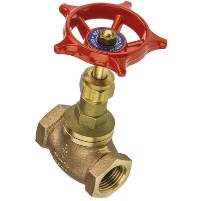 Pegler Yorkshire Bronze Globe Valve 110007, 1/2 in BSPT 32 bar