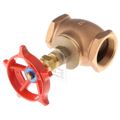 Pegler Yorkshire Bronze Globe Valve 110012, 2 in BSPT 32 bar