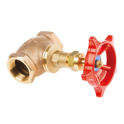Pegler Yorkshire Bronze Globe Valve 110010, 1-1/4 in BSPT 32 bar