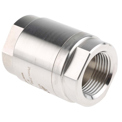RS PRO Stainless Steel Single Non Return Valve, BSP 1in, 25 bar