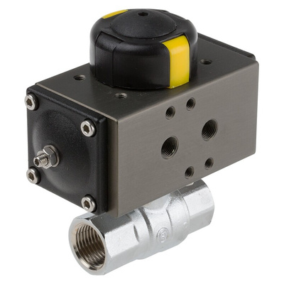 RS PRO Ball type Pneumatic Actuated Valve, BSP 1/2in, 40 bar