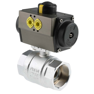 RS PRO Ball type Pneumatic Actuated Valve, BSP 2in, 40 bar