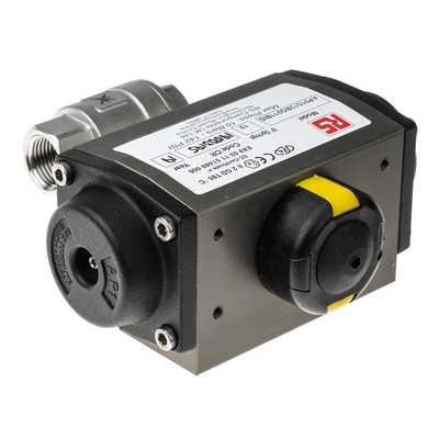 RS PRO Ball type Pneumatic Actuated Valve, BSP 1/2in, 1000 psi