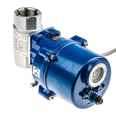RS PRO Ball type Pneumatic Actuated Valve, BSP 1in, 40 bar