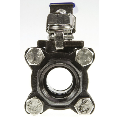 RS PRO Stainless Steel Full Bore, 2 Way, Ball Valve, BSPP 3/4in