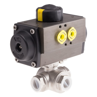 RS PRO Pneumatic Actuated Valve 1/2in, 1000 psi