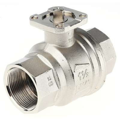 RS PRO Brass Full Bore, 2 Way, Ball Valve