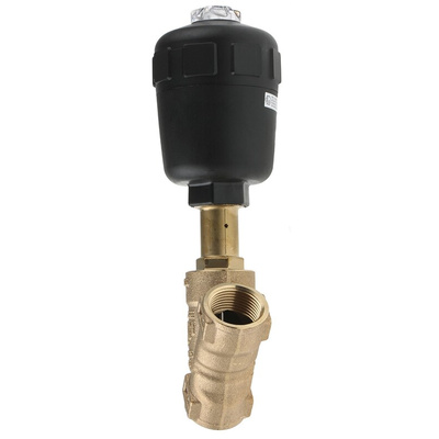 Burkert Angle type Pneumatic Actuated Valve, G 1in, 16 bar