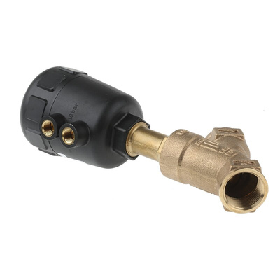 Burkert Angle type Pneumatic Actuated Valve, G 1in, 16 bar