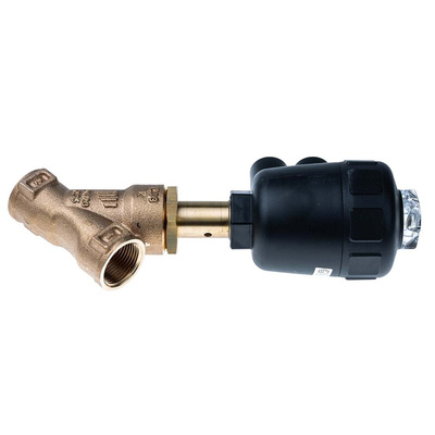 Burkert Angle type Pneumatic Actuated Valve, G 3/4in, 16 bar