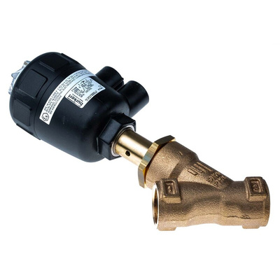 Burkert Angle type Pneumatic Actuated Valve, G 3/4in, 16 bar