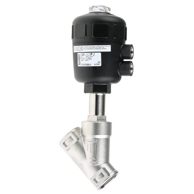 Burkert Angle type Pneumatic Actuated Valve, G 1in, 16 bar