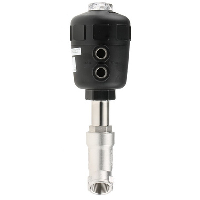 Burkert Angle type Pneumatic Actuated Valve, G 3/4in, 16 bar