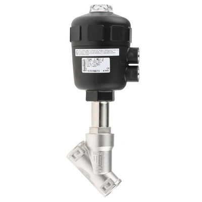 Burkert Angle type Pneumatic Actuated Valve, G 3/4in, 16 bar