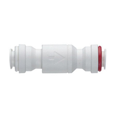John Guest Acetal Copolymer Single Check Valve 1/4in, 10 bar