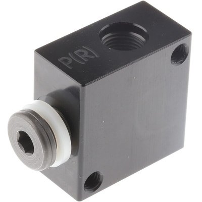 Burkert Solenoid Valve 1-Way Manifold for use with 6014 Solenoid Valve