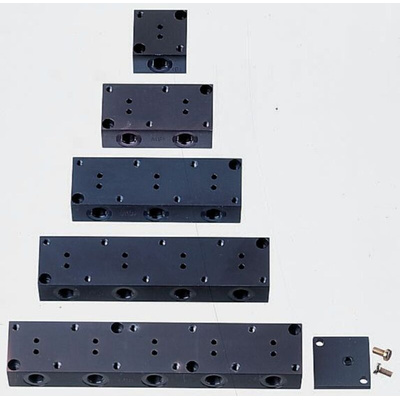 Burkert Solenoid Valve 4-Way Manifold for use with 6014 Solenoid Valve