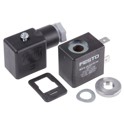 Festo 24 V dc, 42 V ac Solenoid Valve Coil