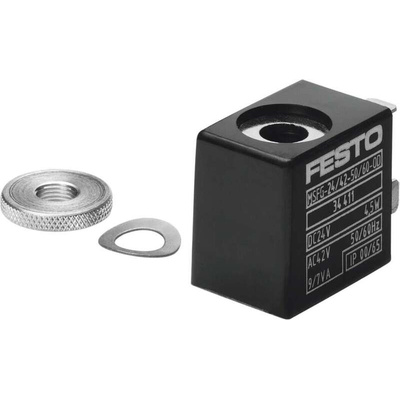 Festo 24 V dc, 42 V ac Solenoid Valve Coil