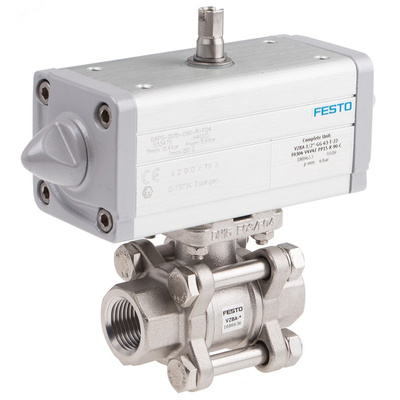 Festo Ball Valve type Pneumatic Actuated Valve