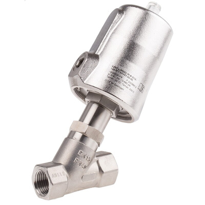 Festo Angle Seat type Pneumatic Actuated Valve, BSP 1/2in, 40 bar