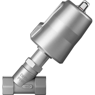 Festo Angle Seat type Pneumatic Actuated Valve, BSP 1/2in, 40 bar