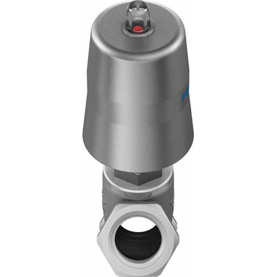 Festo Angle Seat type Pneumatic Actuated Valve, BSP 1in, 10 bar
