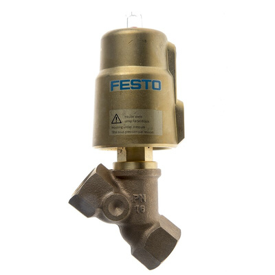 Festo Angle Seat type Pneumatic Actuated Valve, BSP 3/4in, 116 bar