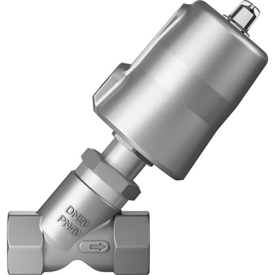 Festo Angle Seat type Pneumatic Actuated Valve, BSP 3/4in, 20 bar